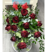 Red Roses Sheaf funerals Flowers